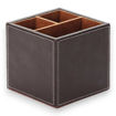 Picture of OSCO BROWN LEATHER PEN POT